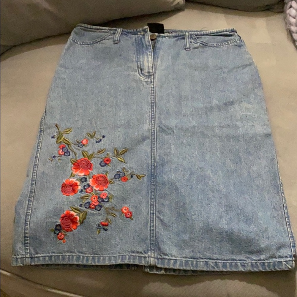 Jean skirt